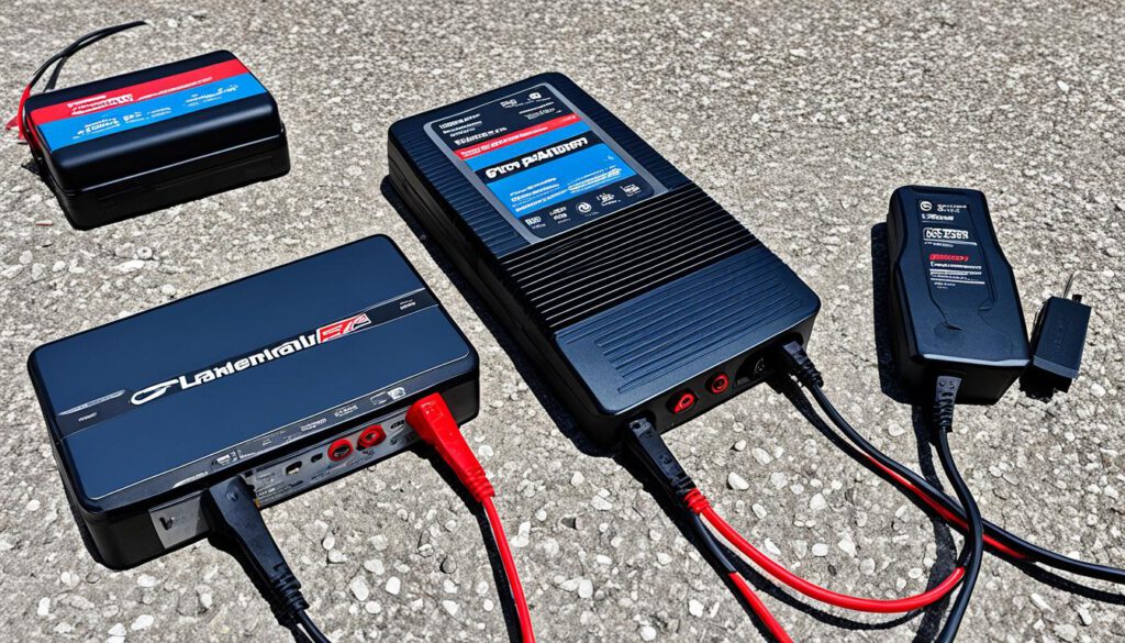 Vergleich von tragbaren Starthilfebatterien